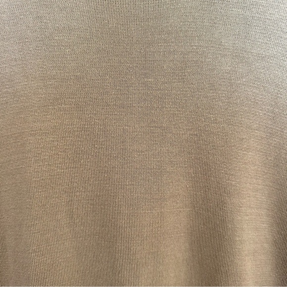 Silk Cotton Crewneck Sweater Beige Men’s XL Lightweight Luxury Knit - Picture 4 of 10